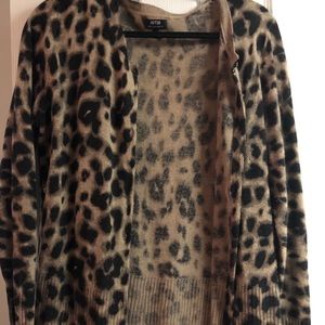 Leopard Print Cashmere Sweater